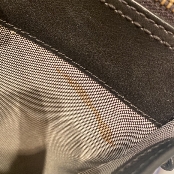 Lk New Fossil Ryder Satchel Animal Print Calf Hair - Picture 7 of 7